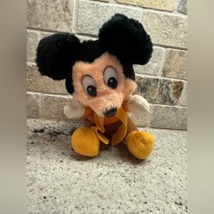 Disney Mickey Mouse Stuffed Animal - Black, Orange, Yellow